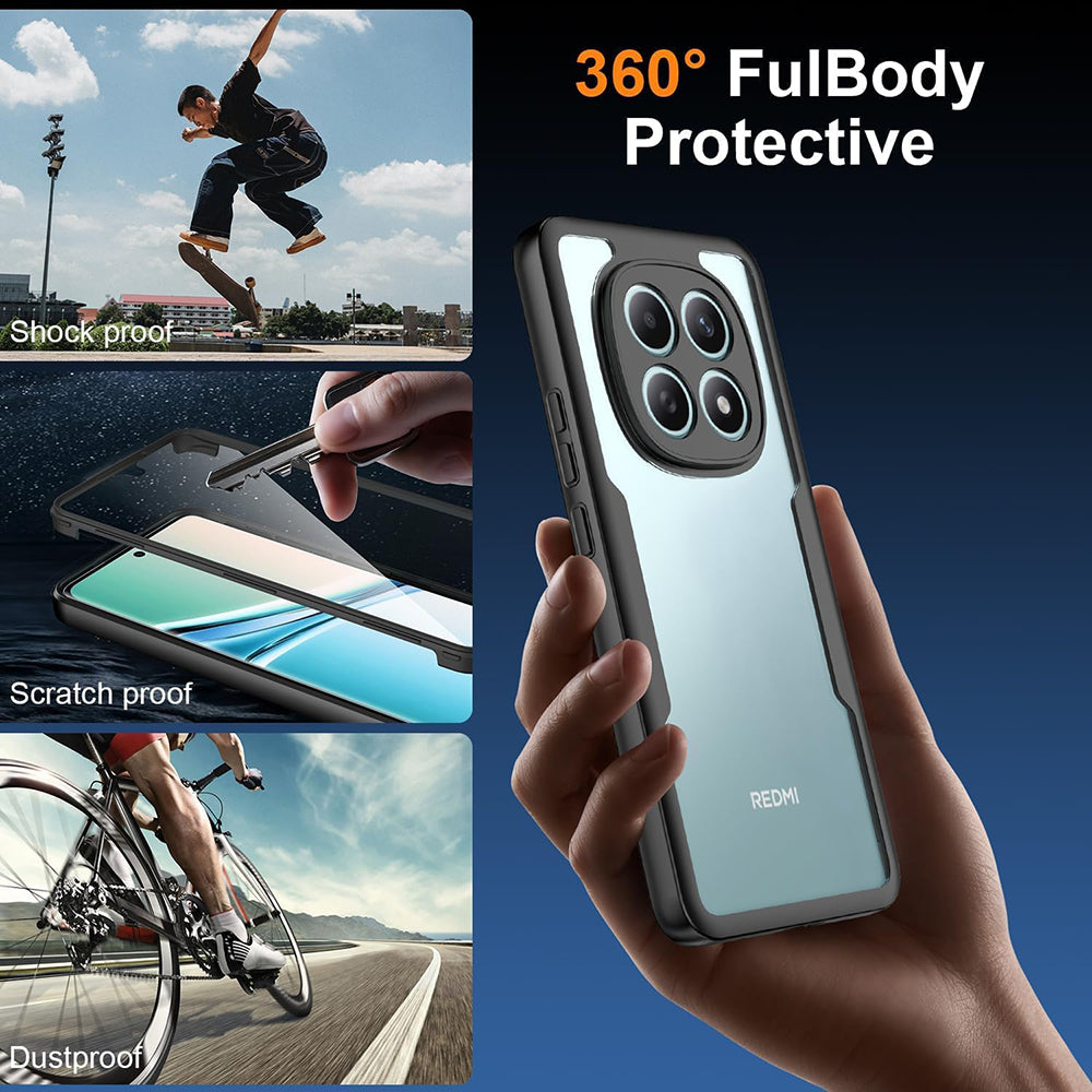 Husa pentru Xiaomi Poco M8 / Redmi Note 15 5G, Techsuit, ColorVerse 360, Neagra