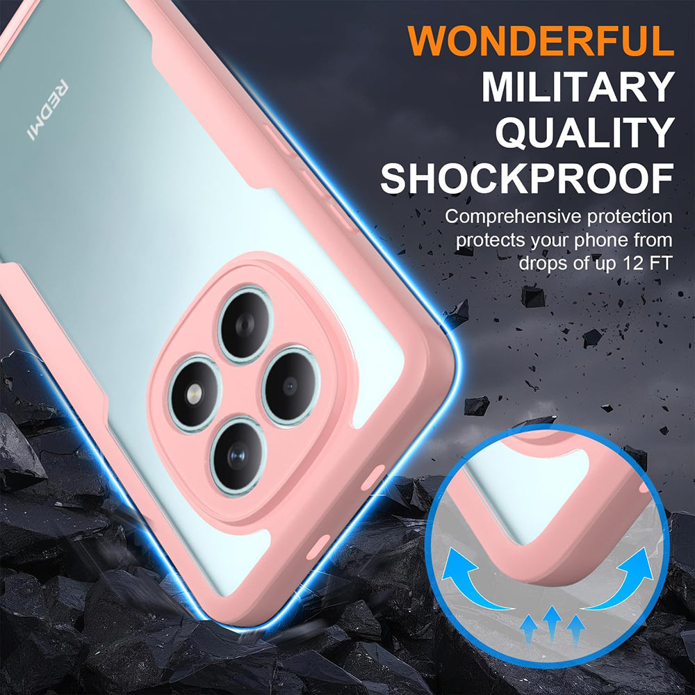 Husa pentru Xiaomi Poco M8 / Redmi Note 15 5G, Techsuit, ColorVerse 360, Roz