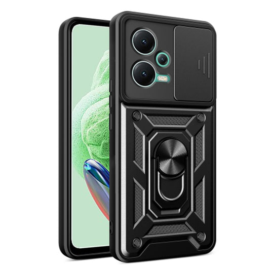 Husa pentru Xiaomi Poco X5 / Note 12 5G, Techsuit, CamShield, Neagra