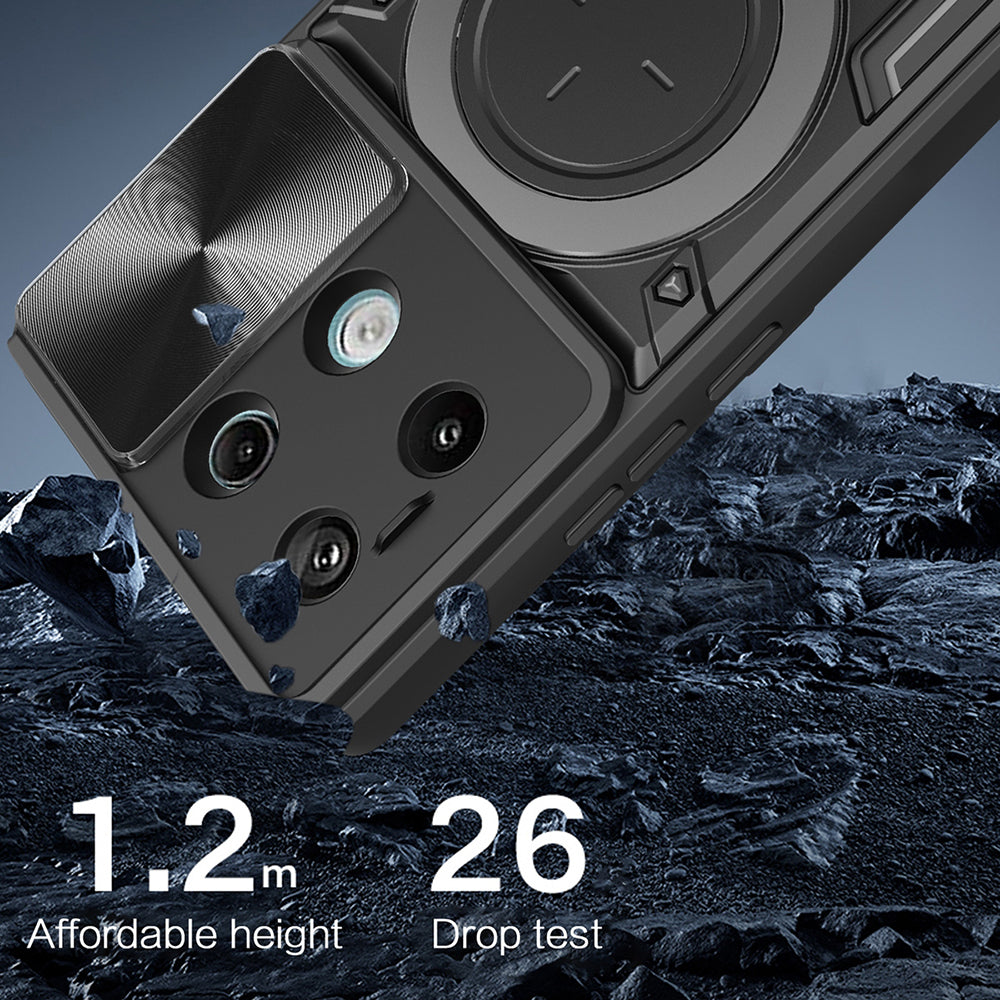 Husa pentru Xiaomi Poco X6 / Note 13 Pro 5G, Techsuit, CamGuard Pro, Neagra