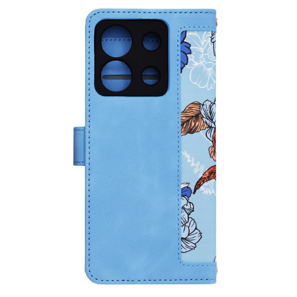 Husa pentru Xiaomi Poco X6 / Note 13 Pro 5G, Techsuit, FlipCraft, Bleu