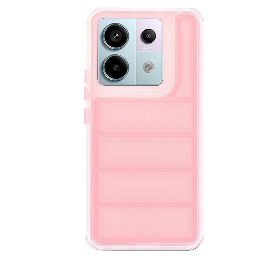 Husa pentru Xiaomi Poco X6 / Note 13 Pro 5G, Techsuit, Wave Shield, Roz