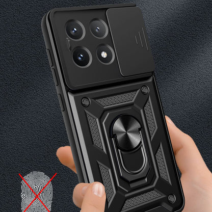 Husa pentru Xiaomi Poco X6 Pro, Techsuit, CamShield, Neagra