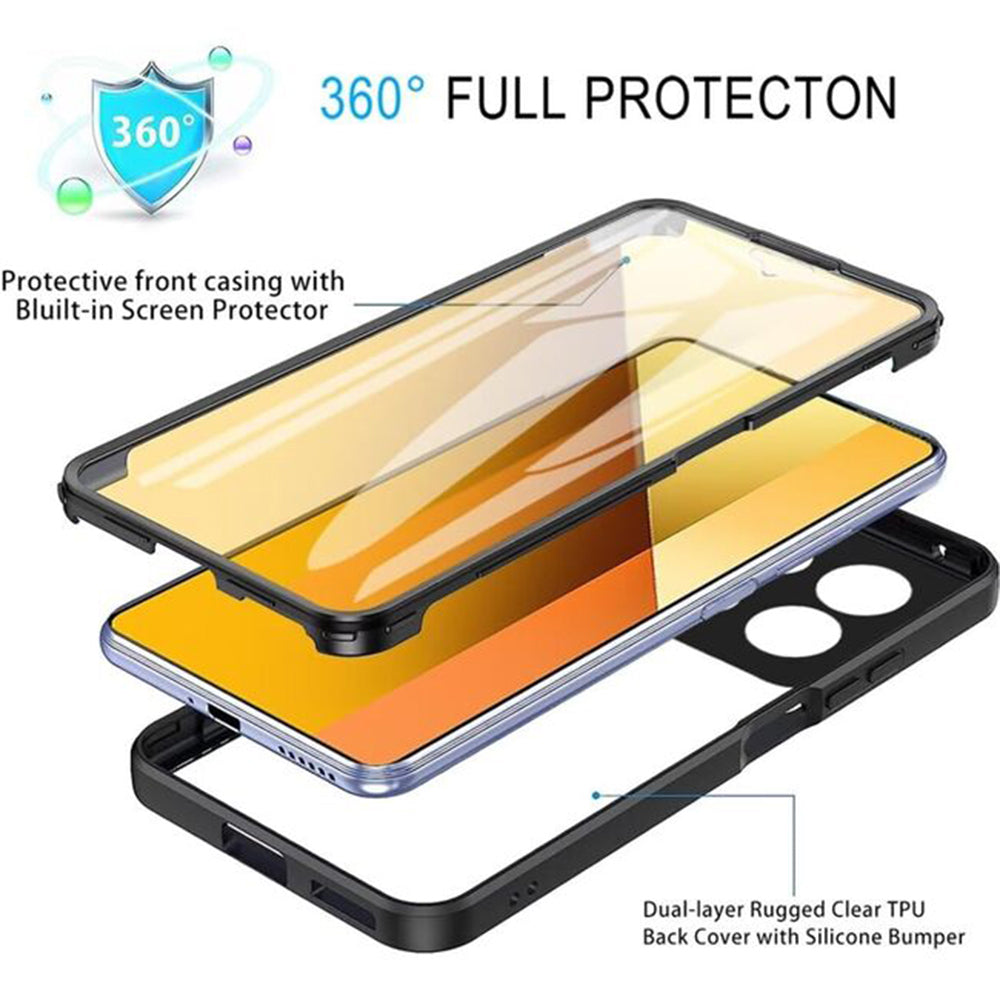 Husa pentru Xiaomi Poco X6 Pro, Techsuit, ColorVerse 360, Roz