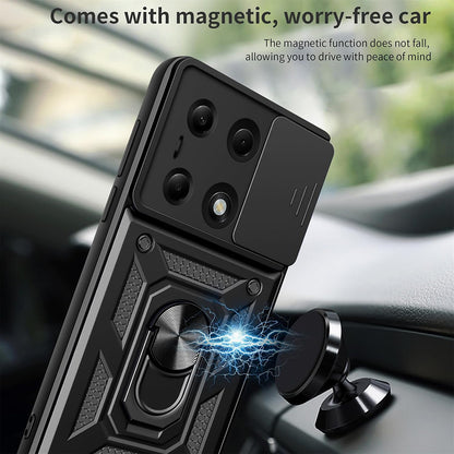 Husa pentru Xiaomi Poco X7 / Note 14 Pro 5G, Techsuit, CamShield, Neagra