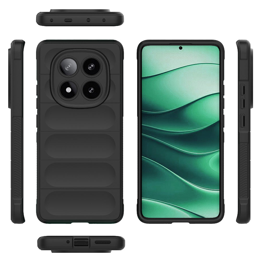 Husa pentru Xiaomi Poco X7 / Note 14 Pro 5G, Techsuit, Magic Shield, Neagra