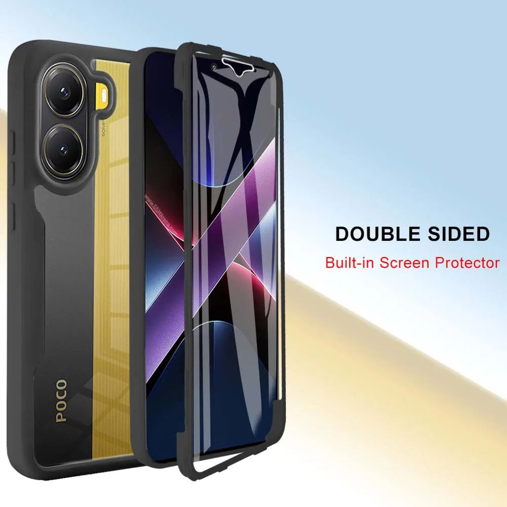 Husa pentru Xiaomi Poco X7 Pro, Techsuit, ColorVerse 360, Neagra