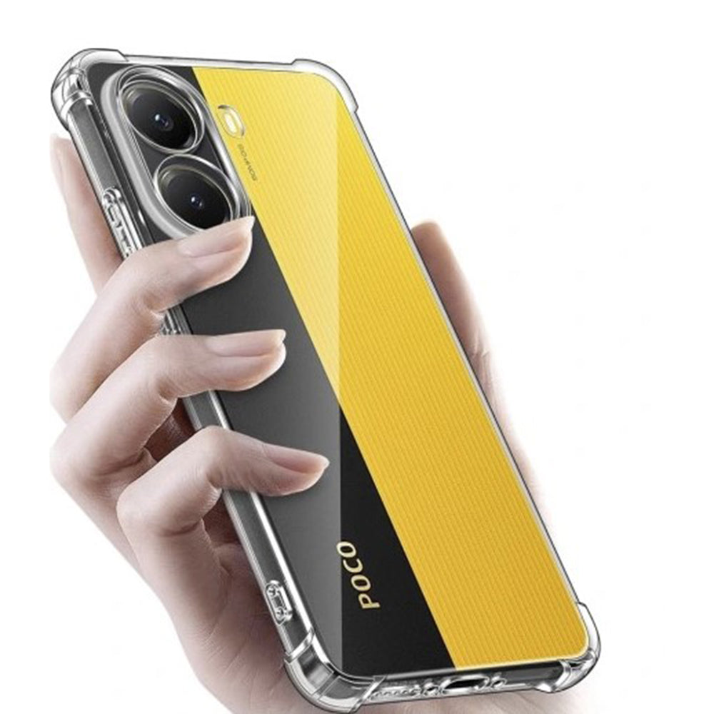 Husa pentru Xiaomi Poco X7 Pro, Techsuit, Shockproof Clear, Transparenta