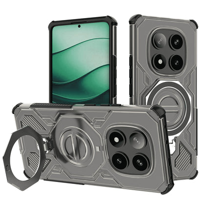 Husa pentru Xiaomi Poco X7 / Redmi Note 14 Pro 5G, Techsuit, Carbon Shield Pro, Fumurie