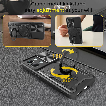 Husa pentru Xiaomi Poco X8 Pro Max, Techsuit, CamGuard Pro, Albastra