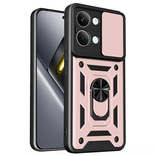 Husa pentru Xiaomi Poco X8 Pro Max, Techsuit, CamShield, Roz Aurie