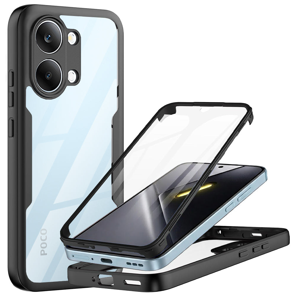 Husa pentru Xiaomi Poco X8 Pro Max, Techsuit, ColorVerse 360, Neagra