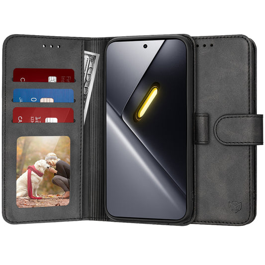 Husa pentru Xiaomi Poco X8 Pro Max, Techsuit, Diary Book, Neagra