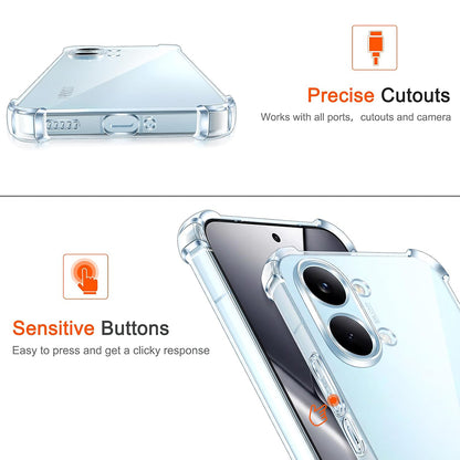 Husa pentru Xiaomi Poco X8 Pro Max, Techsuit, Shockproof Clear, Transparenta