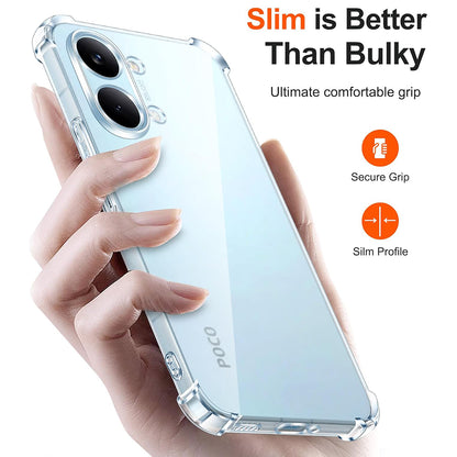 Husa pentru Xiaomi Poco X8 Pro Max, Techsuit, Shockproof Clear, Transparenta