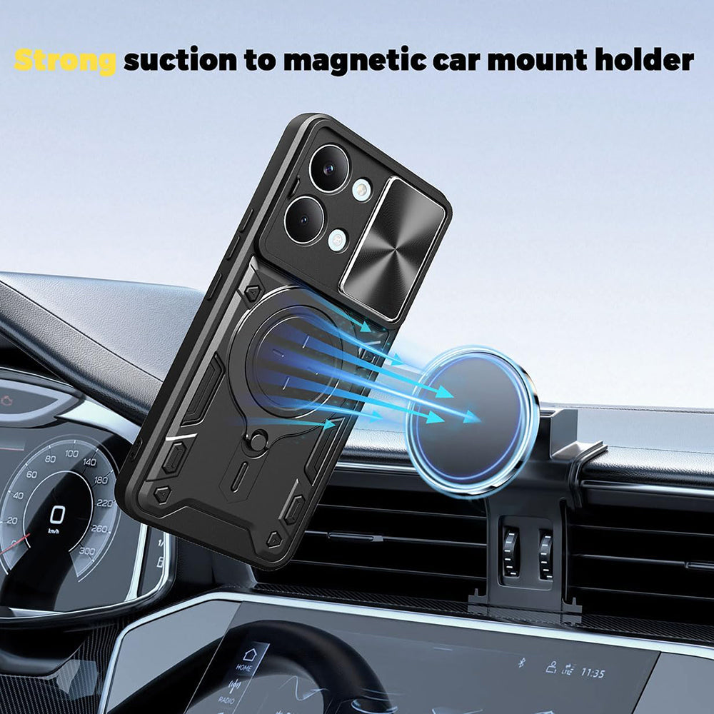 Husa pentru Xiaomi Poco X8 Pro, Techsuit, CamGuard Pro, Neagra