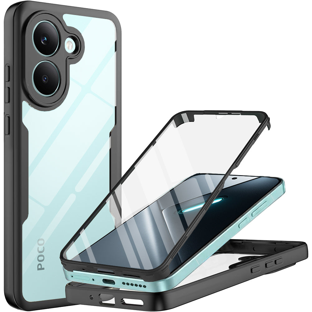 Husa pentru Xiaomi Poco X8 Pro, Techsuit, ColorVerse 360, Neagra