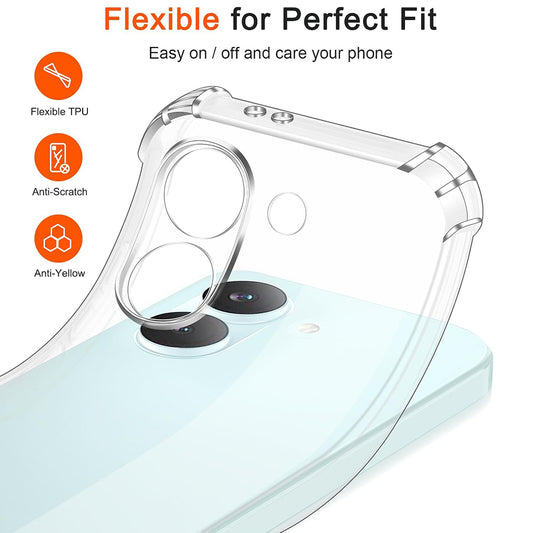 Husa pentru Xiaomi Poco X8 Pro, Techsuit, Shockproof Clear, Transparenta