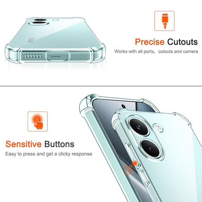 Husa pentru Xiaomi Poco X8 Pro, Techsuit, Shockproof Clear, Transparenta