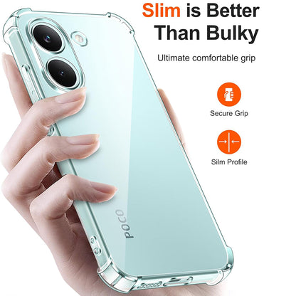 Husa pentru Xiaomi Poco X8 Pro, Techsuit, Shockproof Clear, Transparenta