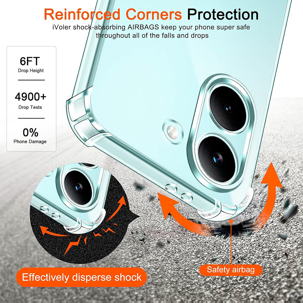 Husa pentru Xiaomi Poco X8 Pro, Techsuit, Shockproof Clear, Transparenta