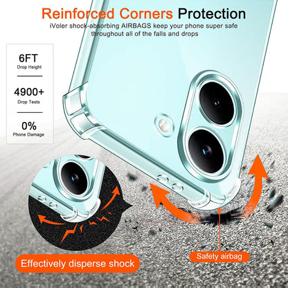 Husa pentru Xiaomi Poco X8 Pro, Techsuit, Shockproof Clear, Transparenta