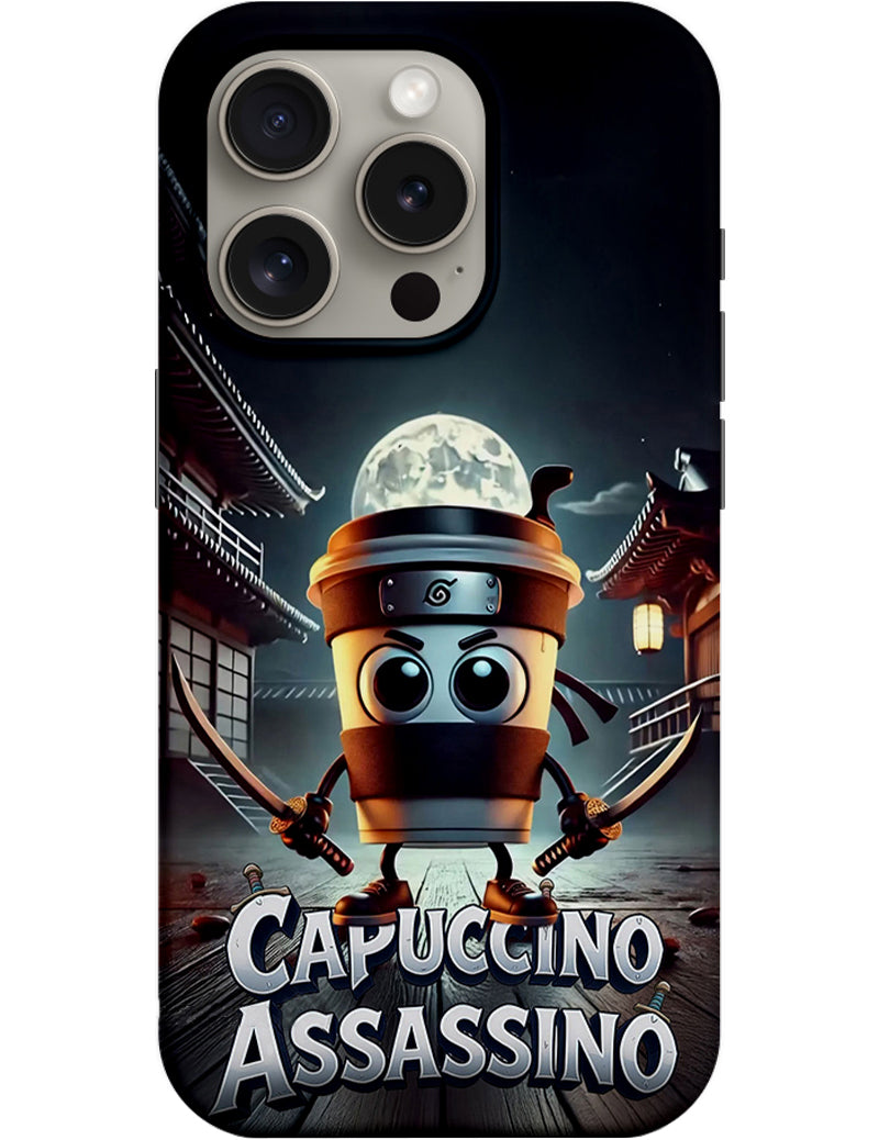 Husa pentru Xiaomi Redmi 12C, Perfect Case, Italian Brainrot Capuccino Assassino, Multicolor