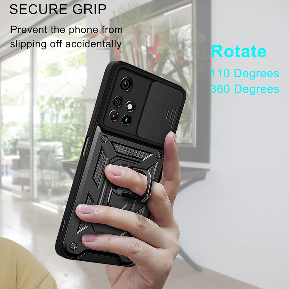 Husa pentru Xiaomi Redmi 10 2022 / 10 (2021), Techsuit, CamShield, Neagra