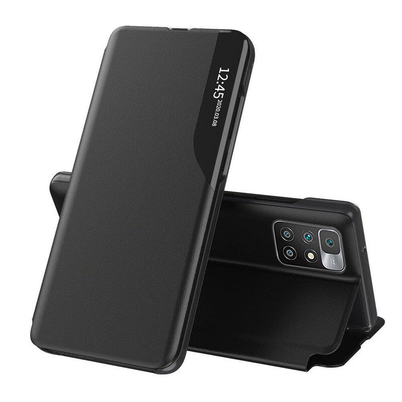 Husa pentru Xiaomi Redmi 10 2022 / 10 (2021), Techsuit, eFold, Neagra