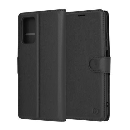 Husa pentru Xiaomi Redmi 10 2022 / 10 (2021), Techsuit, Leather Folio, Neagra