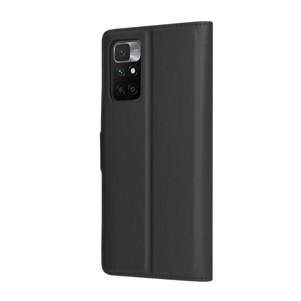 Husa pentru Xiaomi Redmi 10 2022 / 10 (2021), Techsuit, Leather Folio, Neagra