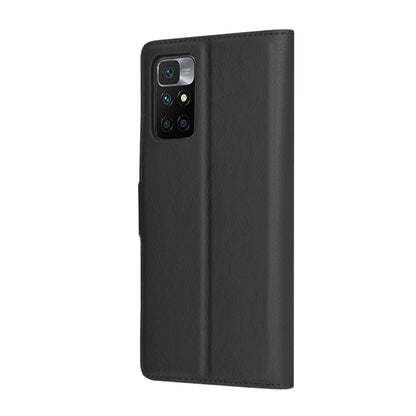 Husa pentru Xiaomi Redmi 10 2022 / 10 (2021), Techsuit, Leather Folio, Neagra