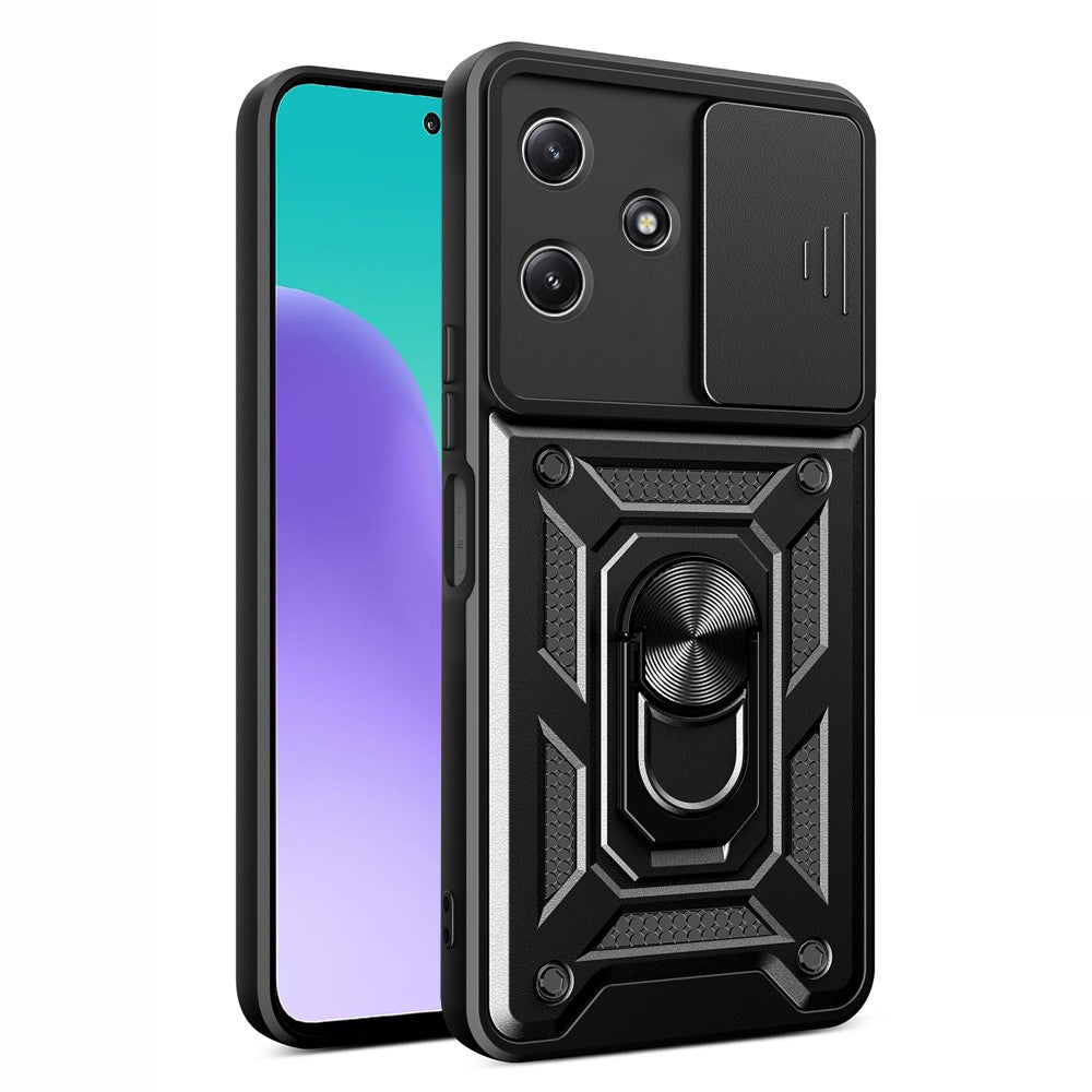 Husa pentru Xiaomi Redmi 12 5G, Techsuit, CamShield, Neagra