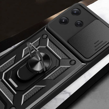Husa pentru Xiaomi Redmi 12 5G, Techsuit, CamShield, Neagra