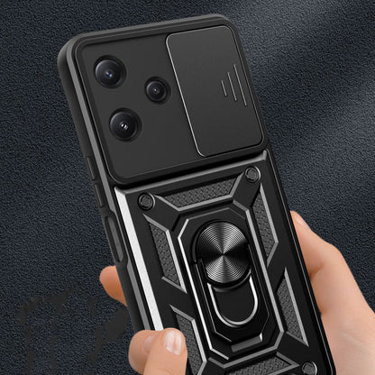 Husa pentru Xiaomi Redmi 12 5G, Techsuit, CamShield, Neagra