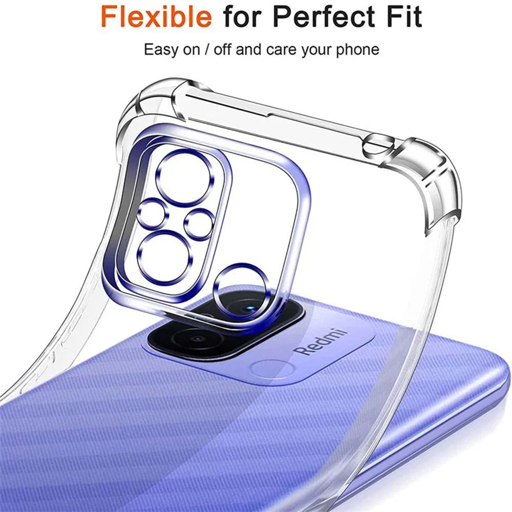 Husa pentru Xiaomi Redmi 12C, Techsuit, Shockproof Clear, Transparenta