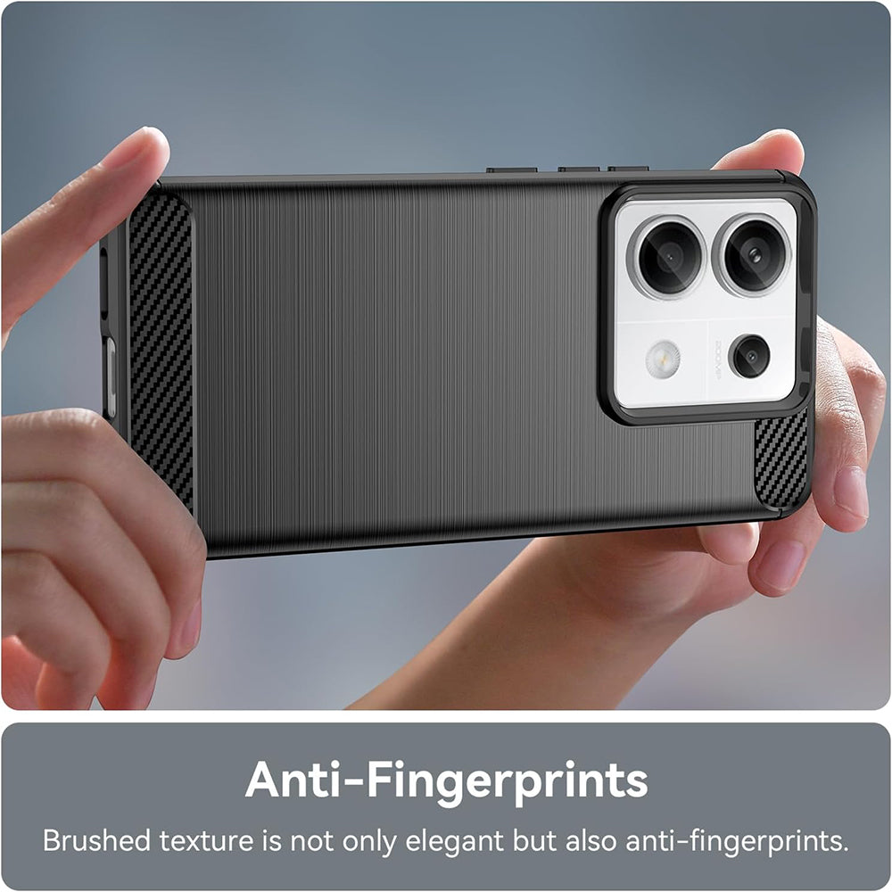 Husa pentru Xiaomi Redmi 13C 5G / 13C / Poco C65, Techsuit, Carbon, Neagra