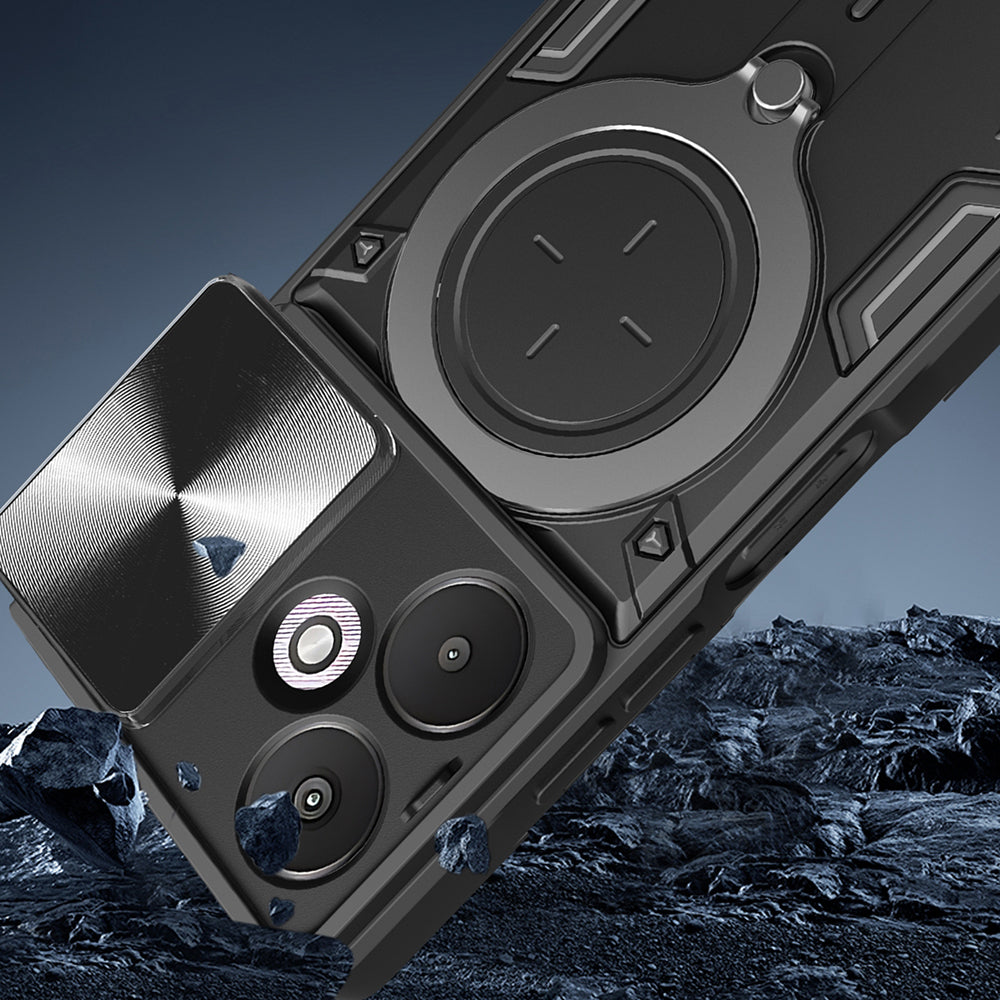 Husa pentru Xiaomi Redmi 13C 5G, Techsuit, CamGuard Pro, Mov