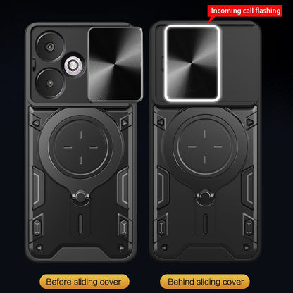 Husa pentru Xiaomi Redmi 13C 5G, Techsuit, CamGuard Pro, Rosie