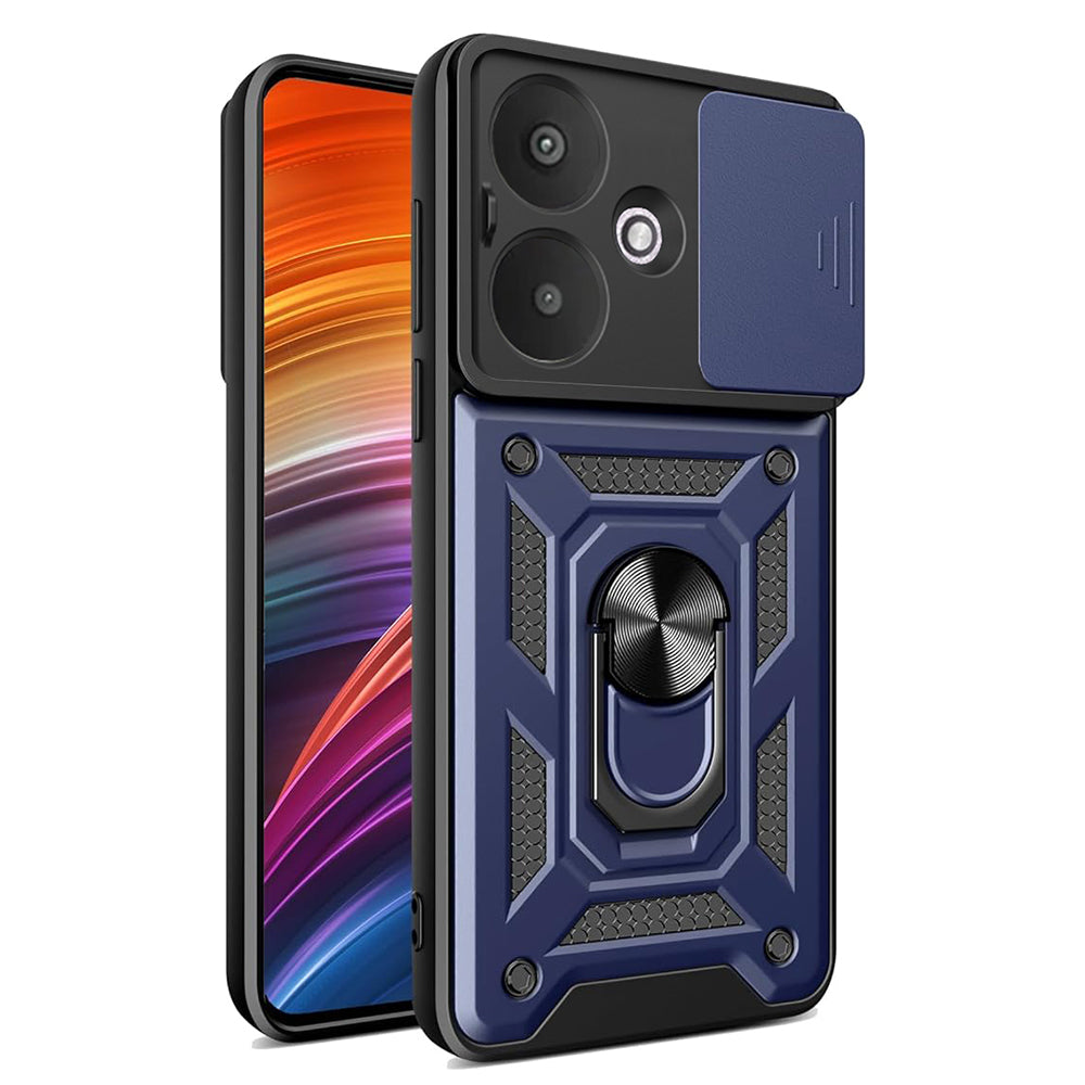 Husa pentru Xiaomi Redmi 13C 5G, Techsuit, CamShield, Albastra