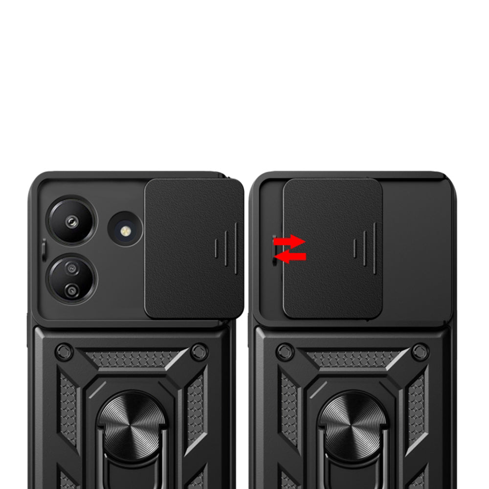 Husa pentru Xiaomi Redmi 13C 5G, Techsuit, CamShield, Albastra