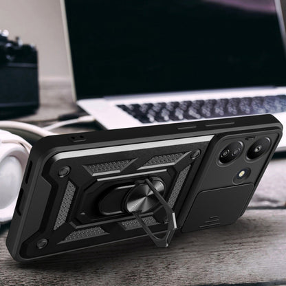 Husa pentru Xiaomi Redmi 13C 5G, Techsuit, CamShield, Albastra