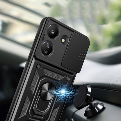 Husa pentru Xiaomi Redmi 13C 5G, Techsuit, CamShield, Albastra