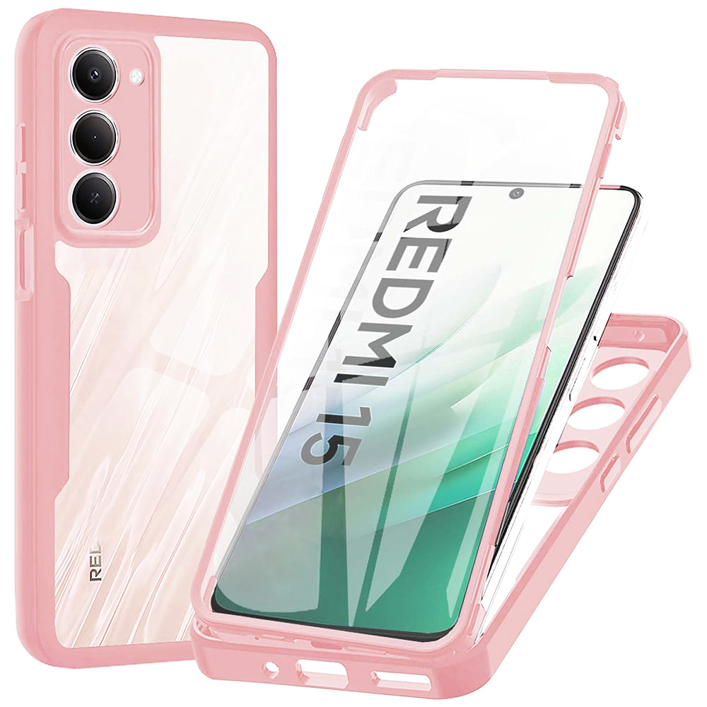 Husa pentru Xiaomi Redmi 15 5G / 15 4G, Techsuit, ColorVerse 360, Roz