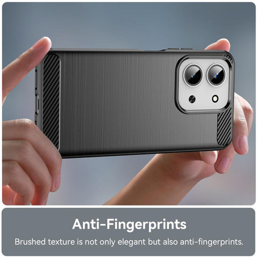 Husa pentru Xiaomi Redmi 15C 5G / 15C 4G, Techsuit, Carbon, Neagra