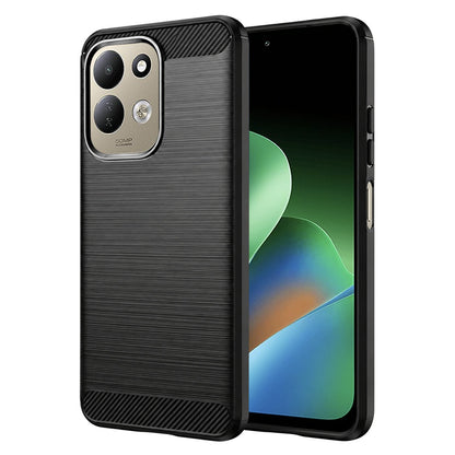 Husa pentru Xiaomi Redmi 17 5G / 17 4G, Techsuit, Carbon, Neagra