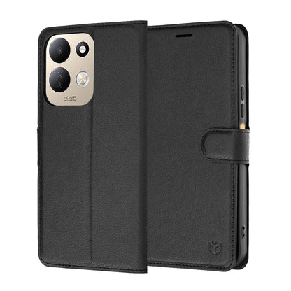 Husa pentru Xiaomi Redmi 17 5G / 17 4G, Techsuit, Leather Folio, Neagra