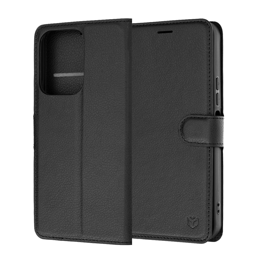 Husa pentru Xiaomi Redmi 17 5G / 17 4G, Techsuit, Leather Folio, Neagra