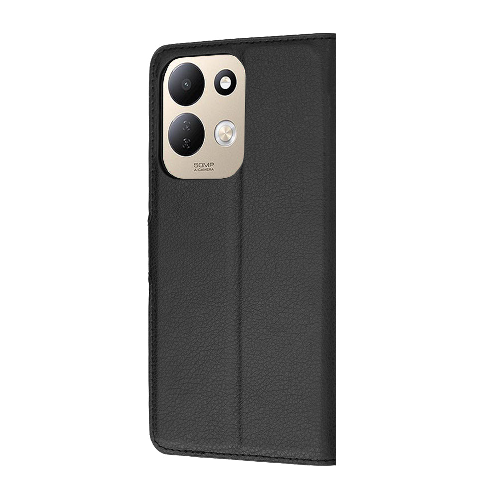 Husa pentru Xiaomi Redmi 17 5G / 17 4G, Techsuit, Leather Folio, Neagra