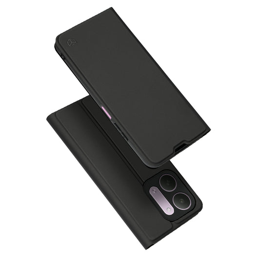Husa pentru Xiaomi Redmi 17C 5G, Techsuit, Magskin Book, Neagra